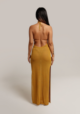 Selena-Textured-Knit-Backless-Cover-Up-Dress-Womens-Swimwear-Sundress-Yellow-Mustard-Back2_Vanity-Couture-Boutique