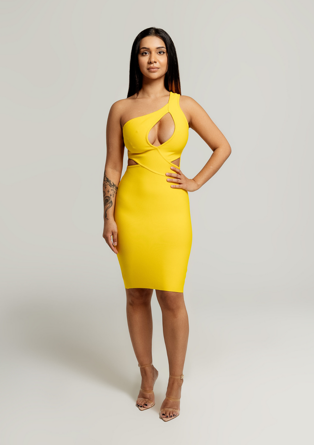 white christmas dresses Tyla Cut Out Dress - Bandage white christmas dresses Tyla Cut Out Dress - Bandage