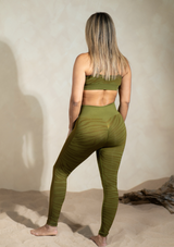 Vanity-Couture-Womens-Luxury-Athleisure-Fitness-Wear-Attire-Gym-Clothing-Destiny-Seamless-Zebra-Print-Sports-Leggings-Tights-In-Metallic-Sparkly-Forest-Army-Green
