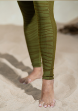 Vanity-Couture-Womens-Luxury-Athleisure-Fitness-Wear-Attire-Gym-Clothing-Destiny-Seamless-Zebra-Print-Sports-Leggings-Tights-In-Metallic-Sparkly-Forest-Army-Green