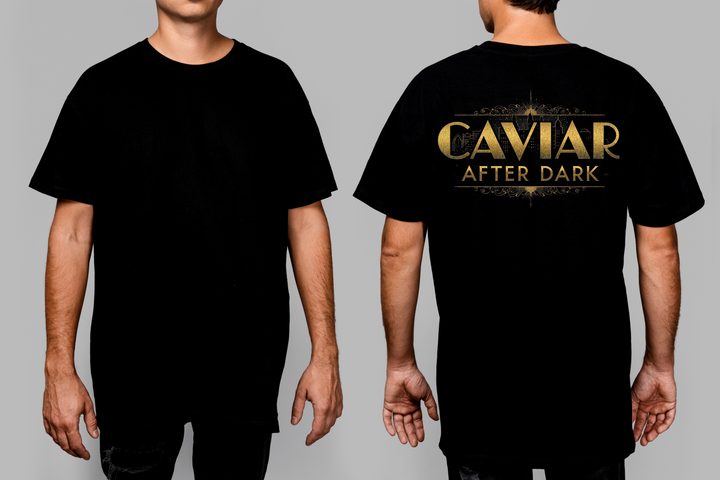 Caviar After Dark T-Shirt | Oversized Heavyweight Luxe Tee