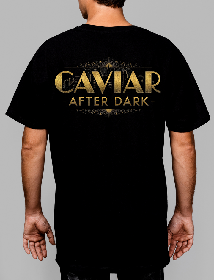 Caviar After Dark T-Shirt | Oversized Heavyweight Luxe Tee