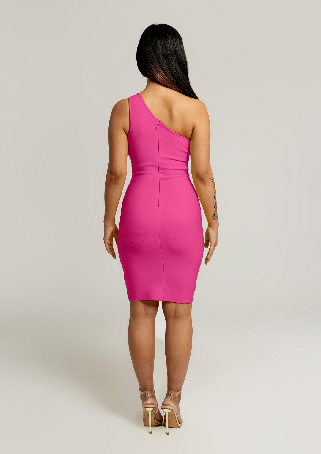 Tyla One Shoulder Cut Out Bandage Dress | Vanity Couture M / Yellow Tyla One Shoulder Cut Out Bandage Dress | Vanity Couture M / Yellow