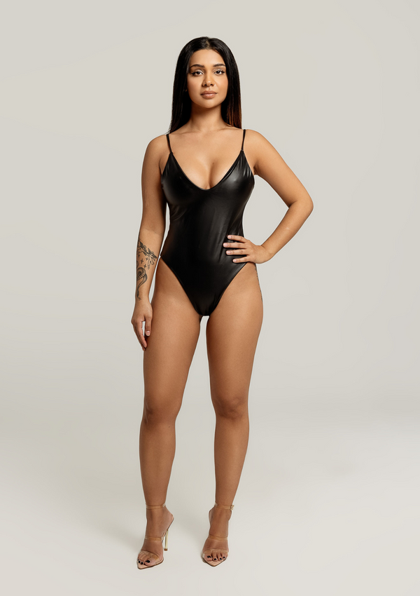Tianna-Black-Vegan-Leather-One-Piece-Swimsuit-Sexy-Womens-Trending-Swimwear|Vanity-Couture-Boutique