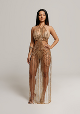 Cleopatra-Luxury-Gold-Chain-Cover-Up-Dress-Sun-Dress-Womens-Swimwear-Accessory|Vanity-Couture-Boutique