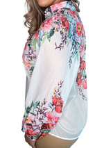 Tessa-Floral-Long-Sleeve-Blouse-Womens-Fashion-Top|Vanity-Couture-Boutique
